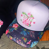 Tropical Double B Trucker Hat