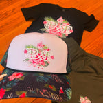 Tropical Double B Trucker Hat