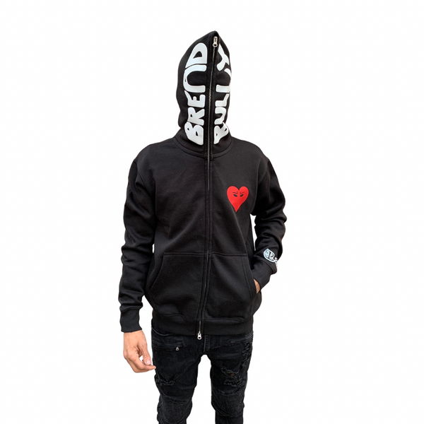 Mascot Smile Hoodie – Pinkie and Black